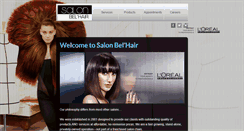 Desktop Screenshot of belhairsalon.com