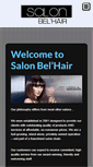 Mobile Screenshot of belhairsalon.com